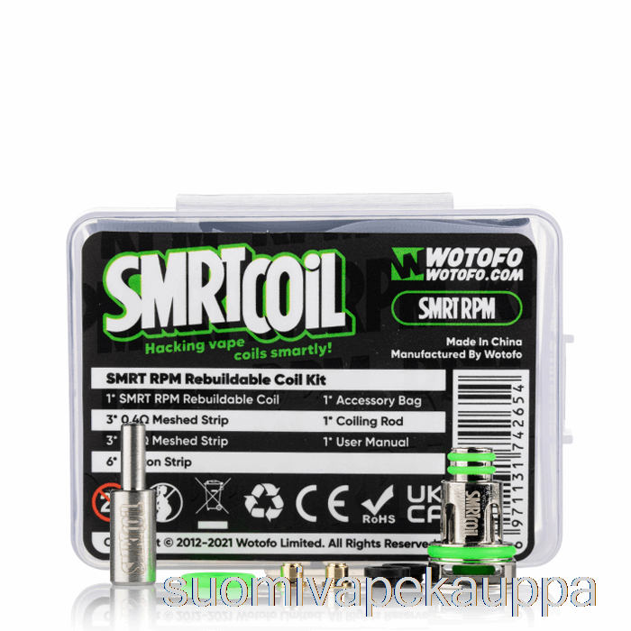 Vape Kauppa Wotofo Smrt Rebuildable Coil Kit [rpm] Rebuildable Coil Kit